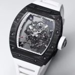Super Clone Richard Mille RM055 NTPT Carbon Watch - Swiss Skeleton Dial image 3