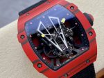 Swiss Super Clone Richard Mille RM27-03 41mm Red Matador Skeleton Dial Carbon Fiber Case image 8