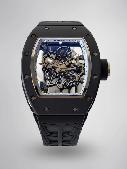 UMI Richard Mille RM055 Bubba Watson Super Clone RMUL2 Skeleton Dial Black Ceramic Titanium Luxury Watch image 1