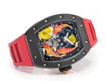 Super Clone Richard Mille RM S10 Koi Tourbillon Watch – Red Rubber Strap, Quality image 3