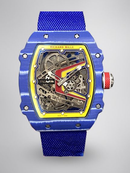 Richard Mille RM 67-02 Fernando Alonso Super Clone Super Clone Watch – Swiss Skeleton Dial Carbon Case image 1
