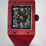 UMI Richard Mille RM 16-02 Terracotta Quartz TPT Skeleton Red Rubber Strap Super Clone Watch image 1