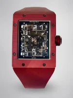 UMI Richard Mille RM 16-02 Terracotta Quartz TPT Skeleton Red Rubber Strap Super Clone Watch image 1