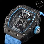 Richard Mille RM53-01 Tourbillon Super Clone Men's Watch Carbon Fiber Case image 4