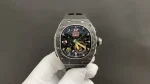 Richard Mille RM 62-01 Tourbillon Vibrating Alarm Watch Carbon TPT Case Skeleton Dial Super Clone image 2