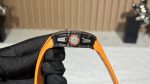 Swiss Super Clone Richard Mille RM 11-03 McLaren Watch – Carbon Fiber Skeleton Chronograph with Striking Orange Rubber Strap image 6