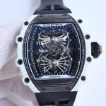 Super Clone Richard Mille RM21-02 Watch – Swiss Skeleton Tourbillon, Carbon Case, Sport Style image 2