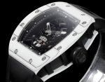 Richard Mille RM52-01 Skull Tourbillon Super Clone Super Clone Watch White Carbon TPT Skeleton Dial image 5