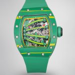 Richard Mille RM 59-01 Tourbillon Super Clone Skeleton Super Clone Watch Green Carbon Yohan Blake image 1