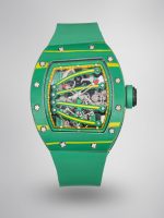 Richard Mille RM 59-01 Tourbillon Super Clone Skeleton Super Clone Watch Green Carbon Yohan Blake image 1
