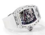 Richard Mille RM 38-02 Tourbillon Bubba Watson Pink Skeleton Crystal Transparent Super Clone Super Clone Watch image 8
