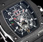 Super Clone Richard Mille RM 40-01 McLaren Speedtail Carbon Case Rubber Strap Tourbillon Movement Watch image 4