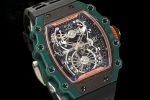 Richard Mille RM 21-02 Mechanical Tourbillon Aerodyne Quartz TPT Carbon Titanium Skeleton Dial Super Clone Watch image 2
