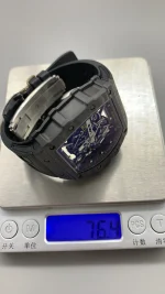 UMI Richard Mille Super Clone RM 35-02 Rafael Nadal Carbon TPT Black Strap RMAL1 Automatic Movement image 14