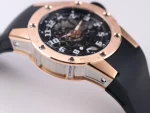 Best Super Clone Richard Mille RM 63-01 Dizzy Round Skeleton Dial Automatic Watch Big-Date Rose Gold Case image 2