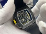Super Clone Richard Mille RM 61-01 Yohan Blake Super Clone RMUL2 Skeleton Manual Wind Watch Black Rubber Strap image 8