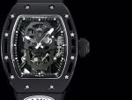 Swiss Richard Mille RM 052 Super Clone Watch – Skeleton Tourbillon, Skull Face, Black Rubber Strap, Quality image 3
