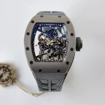 UMI Richard Mille RM 055 Bubba Watson All Grey Super Clone Skeleton Dial Ceramic Case RMUL2 Movement image 2