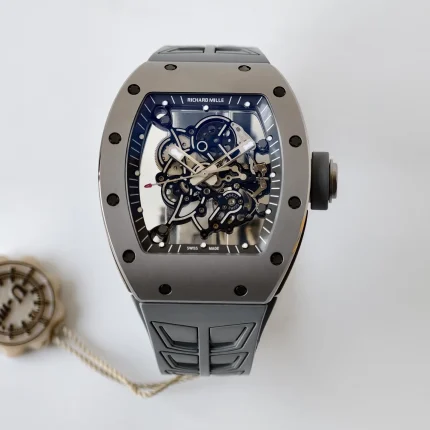 UMI Richard Mille RM 055 Bubba Watson All Grey Super Clone Skeleton Dial Ceramic Case RMUL2 Movement image 2