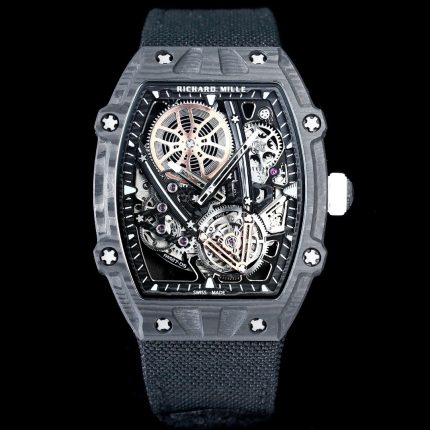 Richard Mille RM 27-05 Rafael Nadal Flying Tourbillon Super Clone Swiss Movement Carbon Fiber Case Watch image 2
