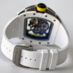 UMI Super Clone Richard Mille RM 61-01 Yohan Blake White Ceramic RMUL2 Movement image 10