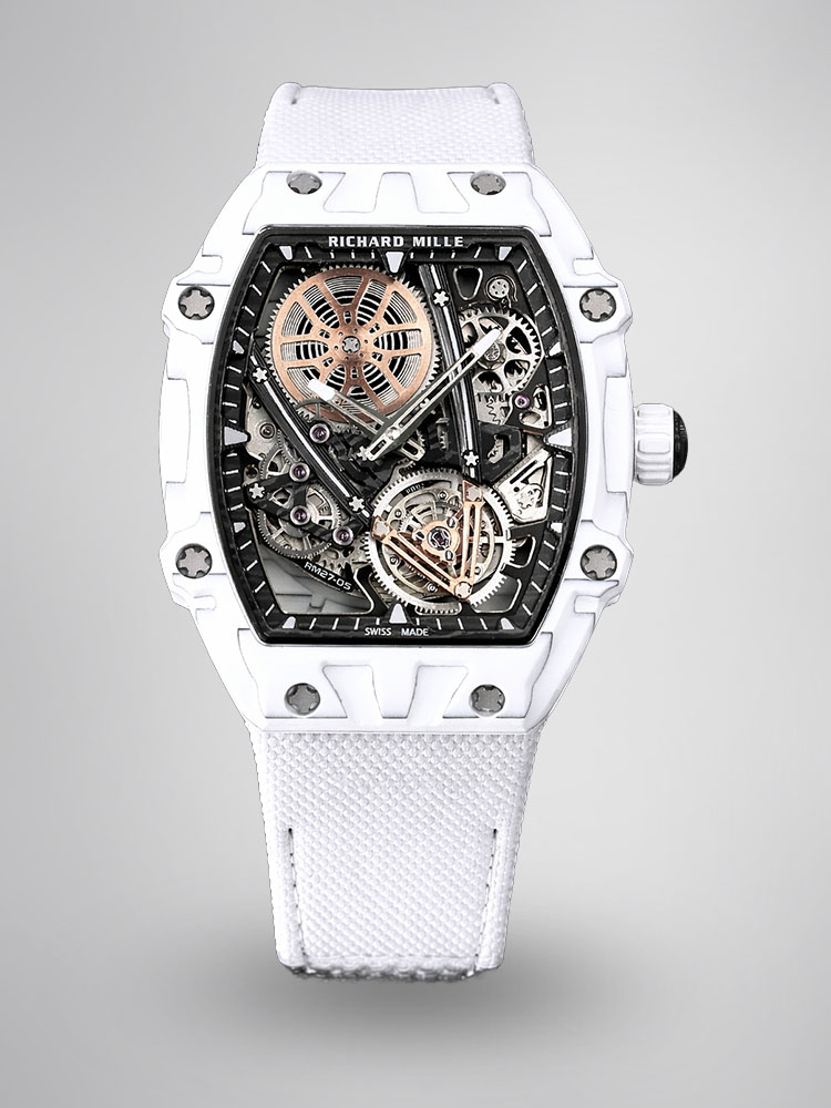Richard Mille RM 27-05 Rafael Nadal Flying Tourbillon Super Clone Carbon TPT Ultra Light image 1 Richard Mille RM 27-05 Rafael Nadal Flying Tourbillon Super Clone Carbon TPT Ultra Light image 1