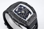 Swiss RM 055 Bubba Watson White Legend Tourbillon Skeleton 49mm NTPT Carbon Watch image 4