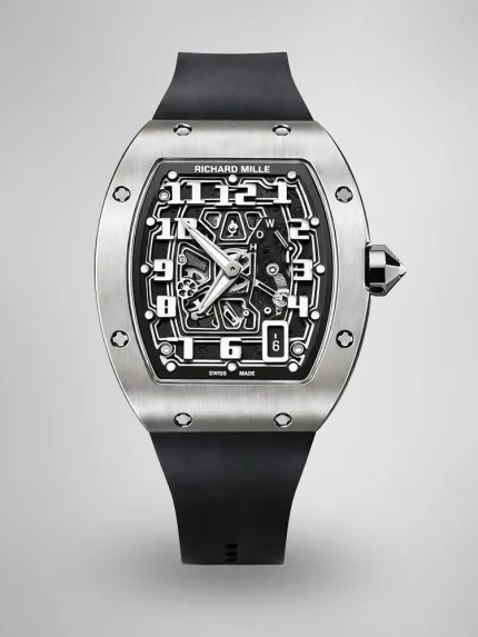Best Super Clone Richard Mille RM 67-01 Ultra Thin Automatic 7.75mm Titanium Skeleton Watch image 1