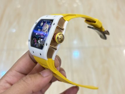 Super Clone Richard Mille RM 88 Smiley Tourbillon Watch with Gold Smiley Dial image 2