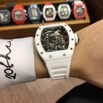 Richard Mille RM 52-02 White Horse Tourbillon Swiss Movement Super Clone image 9