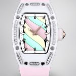 Swiss Super Clone Richard Mille RM 07-01 Bonbon Collection Pink Marshmallow – Diamond Ceramic Case, Ladies Luxury Watch image 1