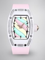 Swiss Super Clone Richard Mille RM 07-01 Bonbon Collection Pink Marshmallow – Diamond Ceramic Case, Ladies Luxury Watch image 1