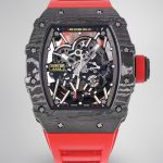 Super Clone Richard Mille RM35-02 Red Rubber Strap Swiss Movement Sports Watch image 1