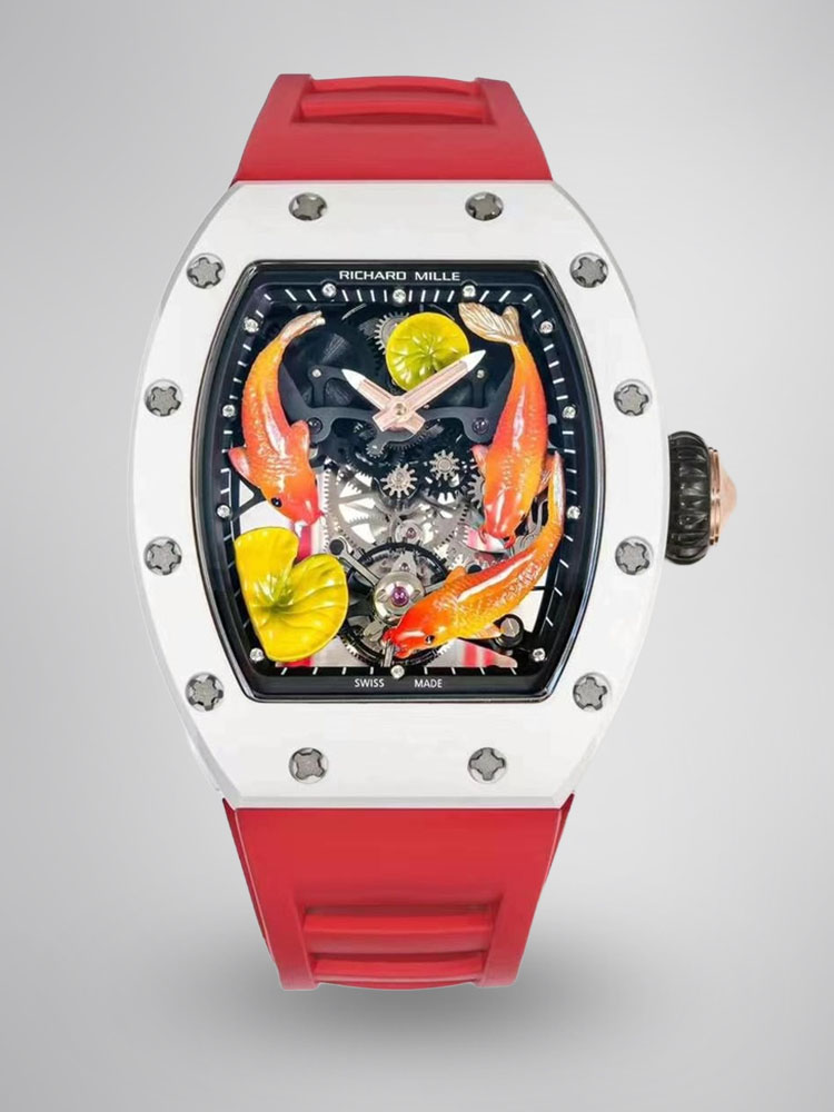 Best Swiss Super Clone RICHARD MILLE RM S10 Koi Tourbillon Watch – Quality Super Clone image 1 Best Swiss Super Clone RICHARD MILLE RM S10 Koi Tourbillon Watch – Quality Super Clone image 1