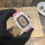 Richard Mille RM 07-01 Ladies Swiss Super Clone Watch – Pink Ceramic Skeleton Diamond Dial image 3