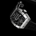 Richard Mille RM 069 Super Clone Funny Dial Skeleton Tourbillon Black Rubber Strap Luxury Men's Watch image 7