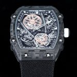 Richard Mille RM 27-05 Rafael Nadal Flying Tourbillon Super Clone Swiss Movement Carbon Fiber Case Watch image 5