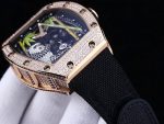 Luxurious Richard Mille RM 26-01 Panda Super Clone Watch – Swiss Tourbillon, Diamond-Set Case, Skeleton Dial image 4