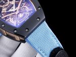 Richard Mille RM 047 Tourbillon Super Clone Samurai Design Watch – Carbon Case, Skeleton Dial image 5