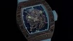 Swiss Super Clone Richard Mille RM 055 Yas Marina Circuit Watch – Skeleton Dial, Blue Rubber Strap, Ultimate Precision image 8