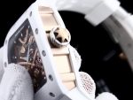 Swiss Super Clone Richard Mille RM 047 Samurai Skeleton Tourbillon Watch With White Rubber Strap – Exquisite Design image 6