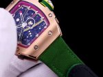 Richard Mille RM 67-02 Super Clone Green Strap Watch – Ultra-Lightweight Skeleton Dial, Swiss Movement, Premium Craftsmanship image 4