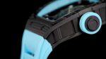 Swiss Super Clone Richard Mille RM 055 Yas Marina Circuit Watch – Skeleton Dial, Blue Rubber Strap, Ultimate Precision image 10