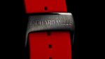 High-End Swiss Richard Mille RM 055 Super Clone Carbon NTPT Watch with Red Rubber Strap & Skeleton Dial image 9