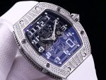 Luxury Super Clone Richard Mille RM 67-01 Extra Flat Watch – Diamond Bezel, Skeleton Dial, Swiss Movement image 3
