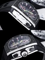 High-End Super Clone Richard Mille RM 62-01 Tourbillon ACJ Watch – Skeleton Dial, Carbon Fiber & Titanium Case image 4