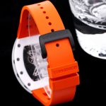 Swiss Richard Mille RM 52-05 Super Clone Pharrell Williams Limited Edition Watch – White Ceramic Case, Orange Strap image 9