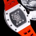 Swiss Richard Mille RM 52-05 Super Clone Pharrell Williams Limited Edition Watch – White Ceramic Case, Orange Strap image 8