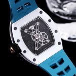 Richard Mille RM 52-05 Pharrell Williams Super Clone Watch – White Ceramic Case, Swiss Movement, Astronaut Dial, Blue Strap image 8