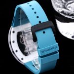 Richard Mille RM 52-05 Pharrell Williams Super Clone Watch – White Ceramic Case, Swiss Movement, Astronaut Dial, Blue Strap image 9